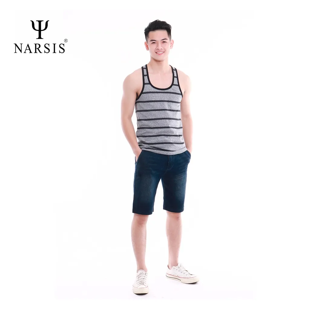 Ảnh Áo Ba Lỗ Nam Narsis Thời Trang Form Dáng Chuẩn GYM Chất Cotton Êm Mềm Thoáng Mát 1