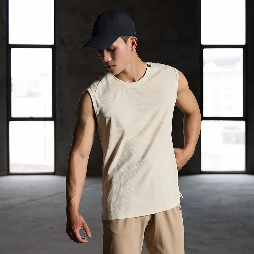 Ảnh Áo ba lỗ nam thể thao tập gym thương hiệu Y2010 áo sát nách, tanktop thể thao thoáng khí  Beginner 03 23141 |YaMe| 4