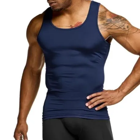 Ảnh Áo ba lỗ nam TSLA thể thao thoáng mát vận động thoải mái thấm hút tốt tập gym bóng đá bóng DEH1011 2
