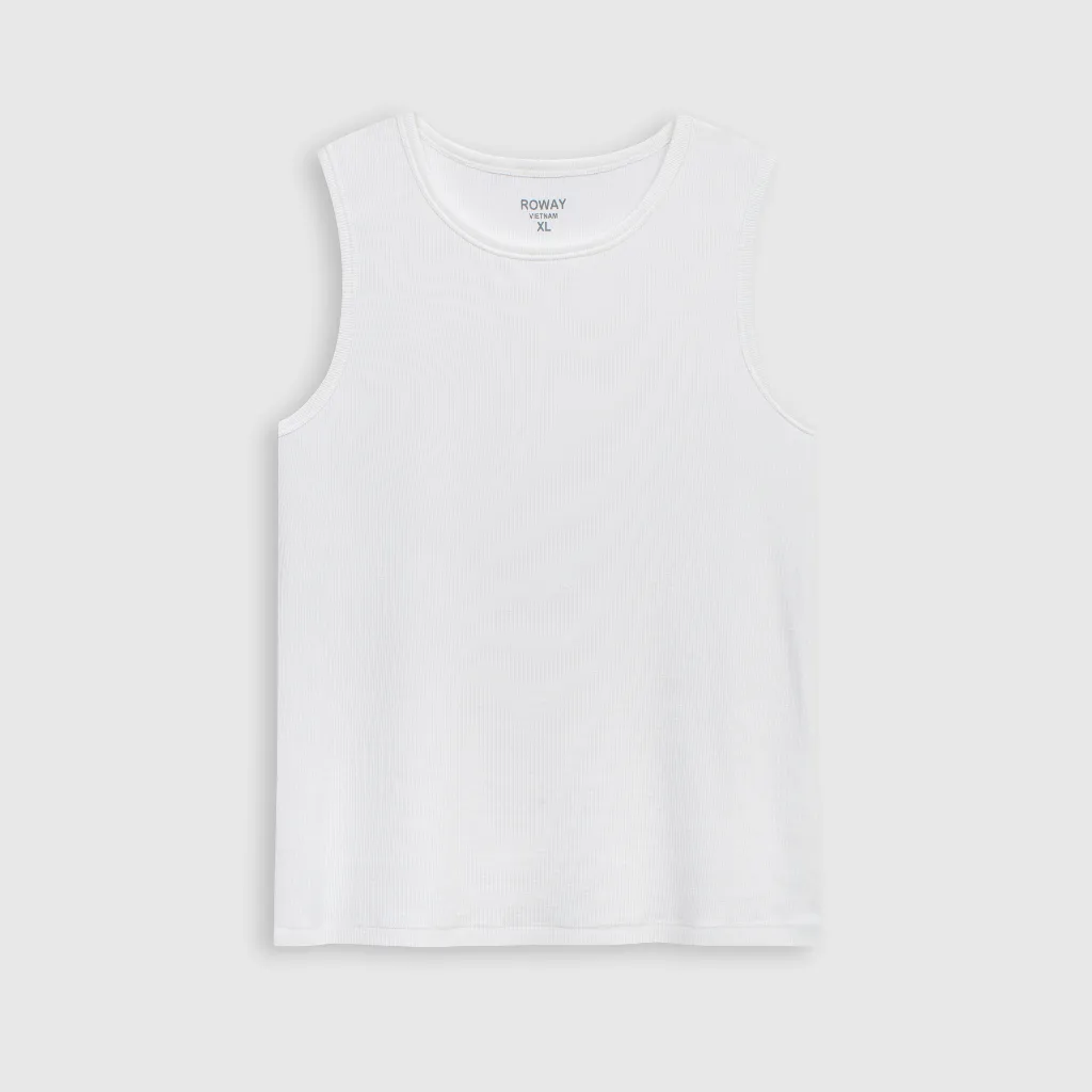 Ảnh Áo ba lỗ ROWAY, cotton gân dày dặn, form regular, Tanktop 3