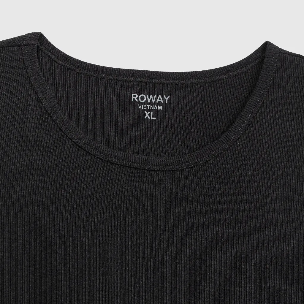 Ảnh Áo ba lỗ ROWAY, cotton gân dày dặn, form regular, Tanktop 4