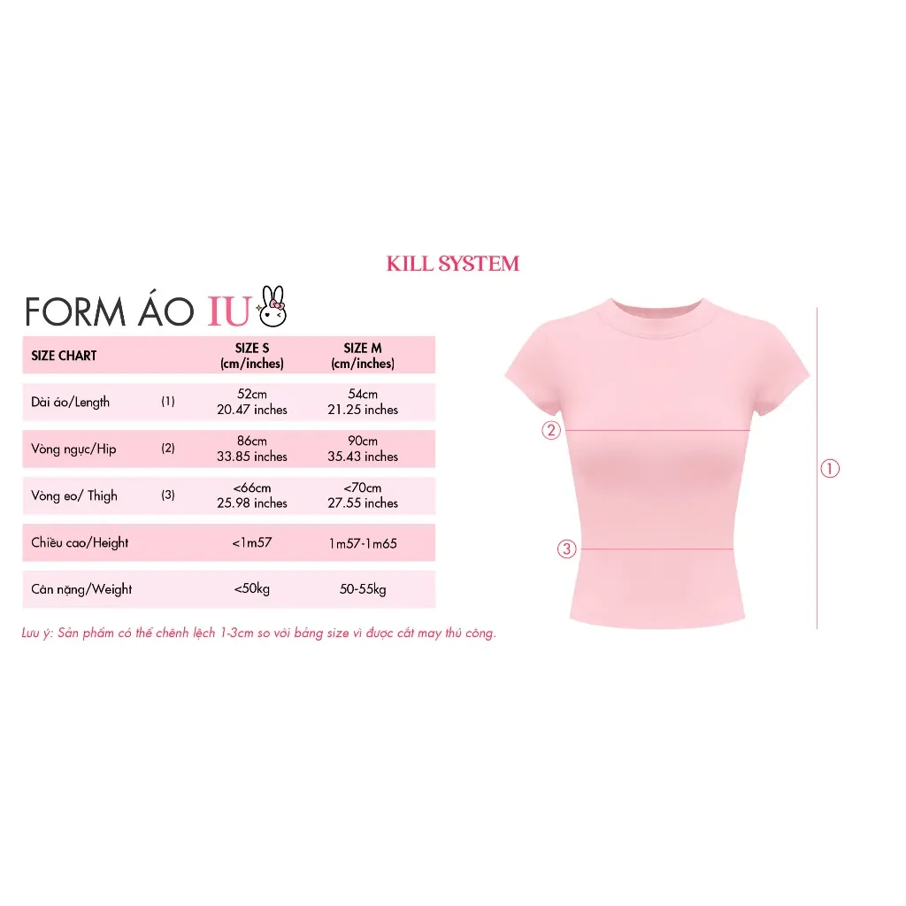 Ảnh Áo baby tee form body siêu tôn dáng, chất thun cotton thoáng mát IU - 𝐊𝐈𝐋𝐋 𝐒𝐘𝐒𝐓𝐄𝐌 1