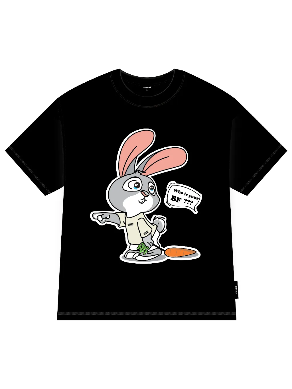 Ảnh Áo babytee thun phông cộc tay nữ Cloudzy localbrand cổ tròn body vải cotton co giãn màu hồng TH BBT 3