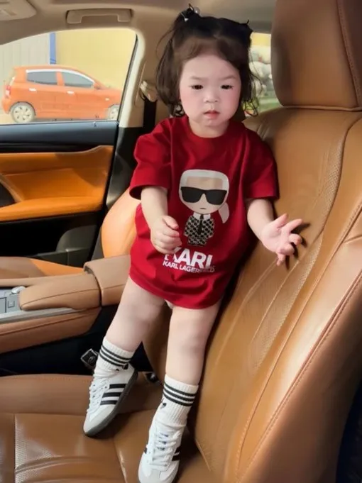 Ảnh Áo Bé Gái Áo Thun Cho Bé Áo Cho Bé Unisex Bé Trai Bé Gái Áo Cotton Loại Một Babi mama ABG20 2