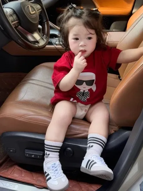 Ảnh Áo Bé Gái Áo Thun Cho Bé Áo Cho Bé Unisex Bé Trai Bé Gái Áo Cotton Loại Một Babi mama ABG20 3