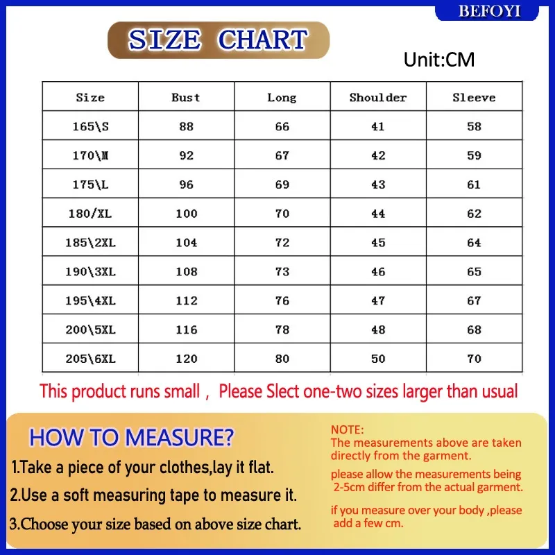 Ảnh Áo blazer BEFOYI tay dài ôm dáng vừa vặn nhiều màu sắc tùy chọn size S-5XL thời trang Hàn Quốc cơ bản dành cho nam 4