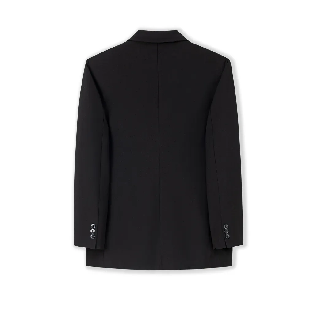 Ảnh Áo blazer nam nữ ARMCEO 6 khuy form dáng chuẩn Hàn Quốc vải cotton hàn -B03 1