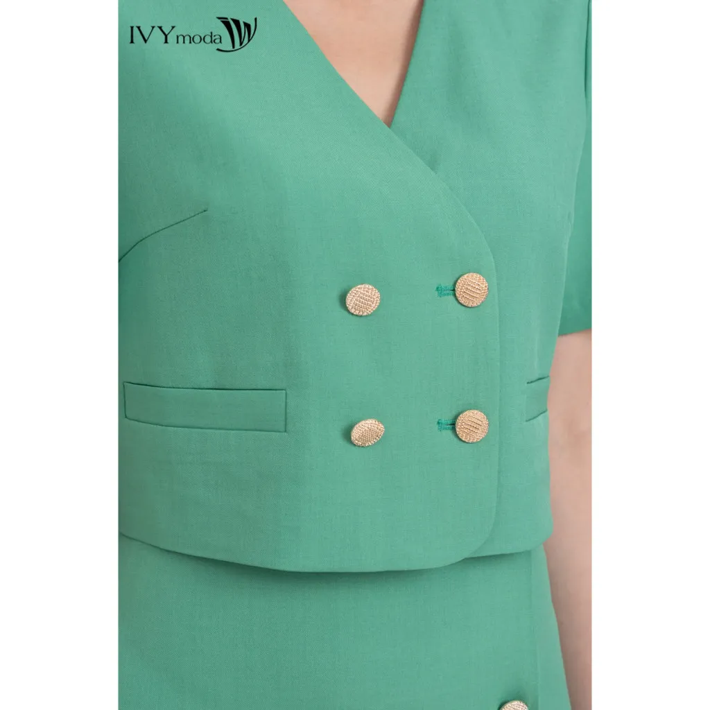 Ảnh Áo blazer Tuysi cổ V nữ IVY moda MS 61M8395 3
