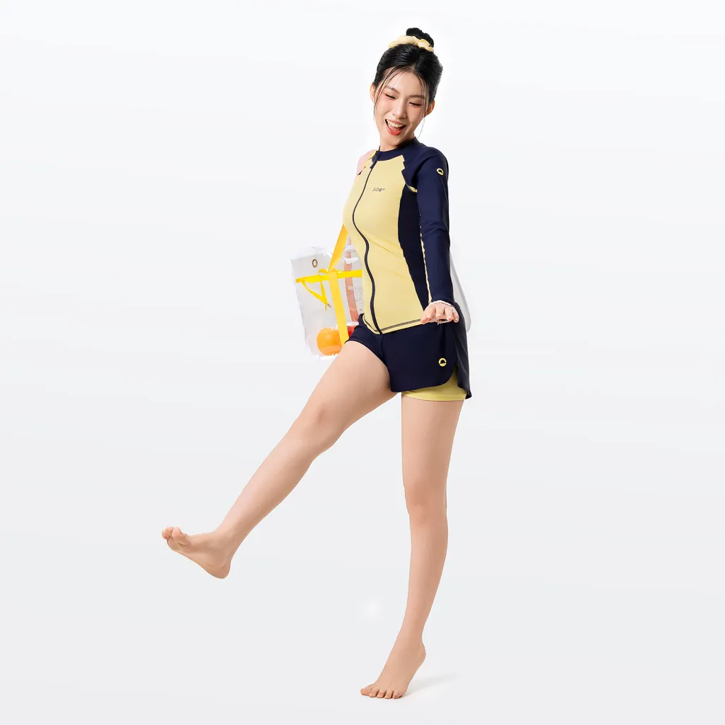 Ảnh Áo bơi nữ SOBIE tay dài kín đáo và chống nắng Gorgeous Aero 4