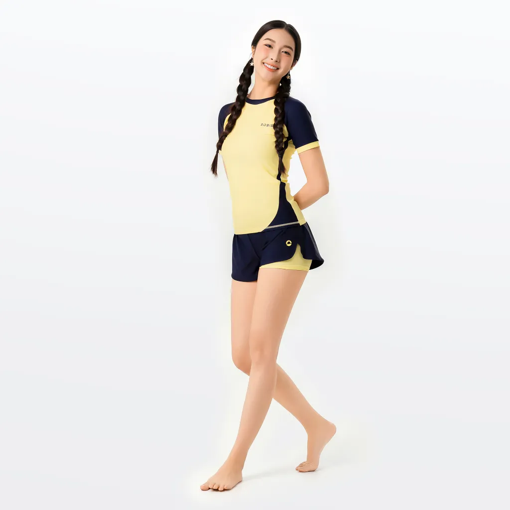 Ảnh Áo bơi nữ SOBIE tay ngắn Gorgeous Aquila 3
