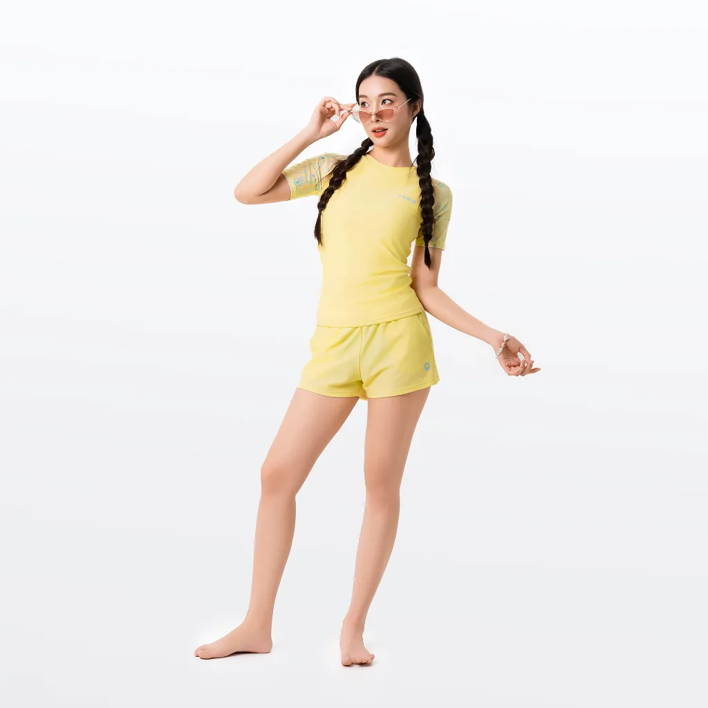 Ảnh Áo bơi nữ SOBIE tay ngắn Gorgeous Celeste 1