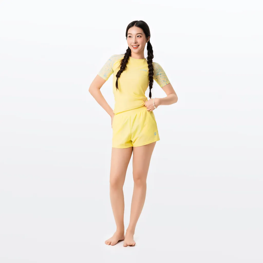 Ảnh Áo bơi nữ SOBIE tay ngắn Gorgeous Celeste 2