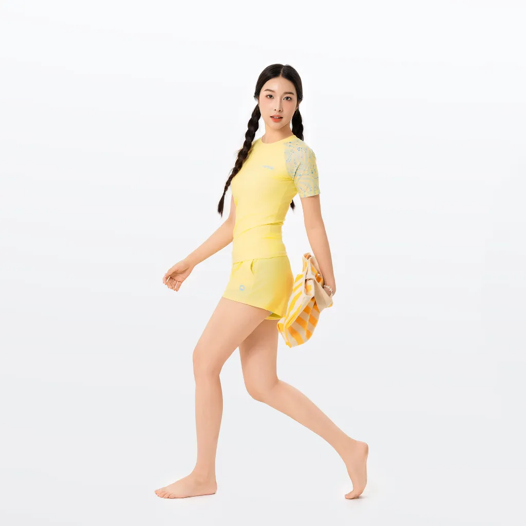 Ảnh Áo bơi nữ SOBIE tay ngắn Gorgeous Celeste 3