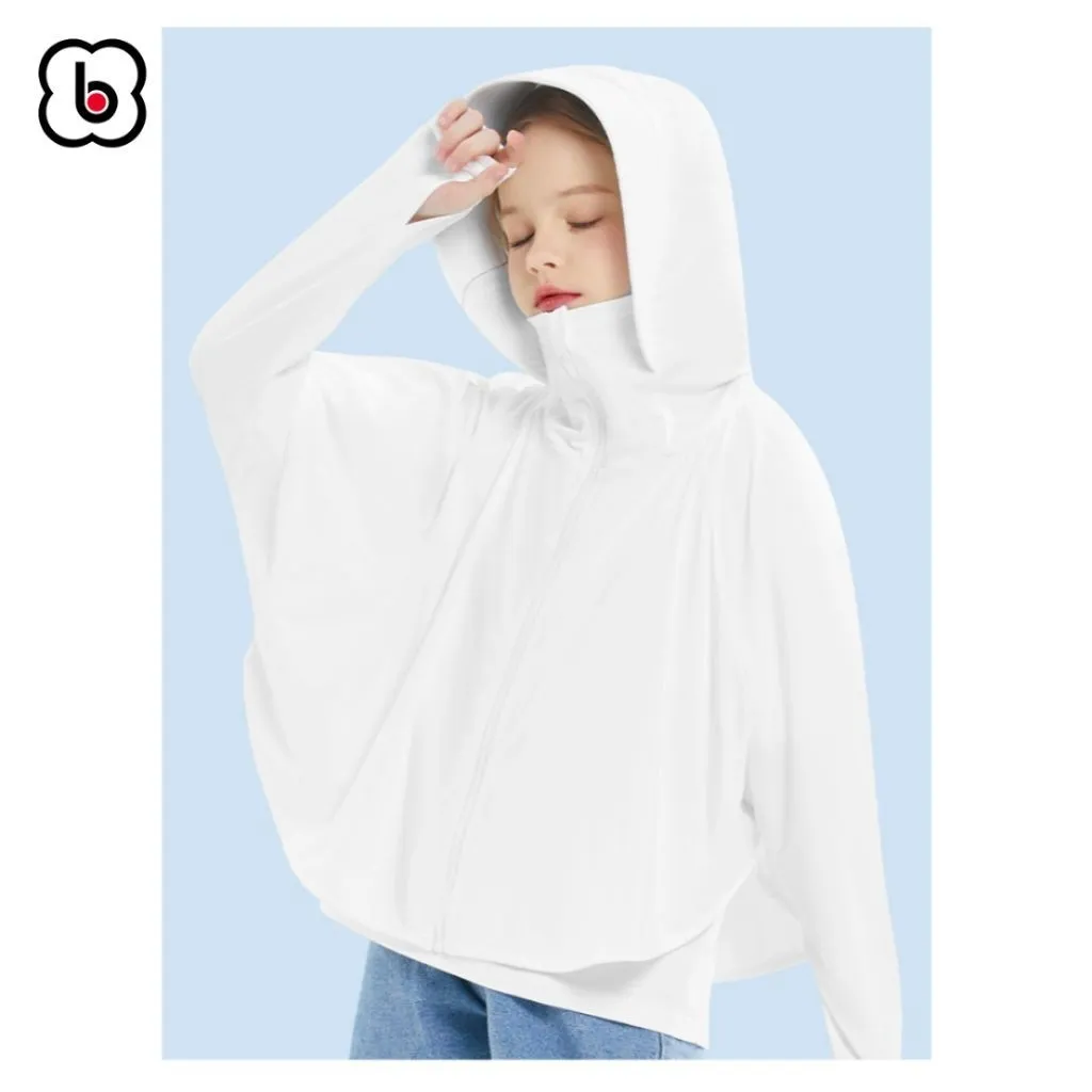 Ảnh Áo chống nắng cho bé BabyloveGO áo choàng chống nắng cánh dơi vải Ice Text thông hơi làm mát tức thì chống tia UV 4