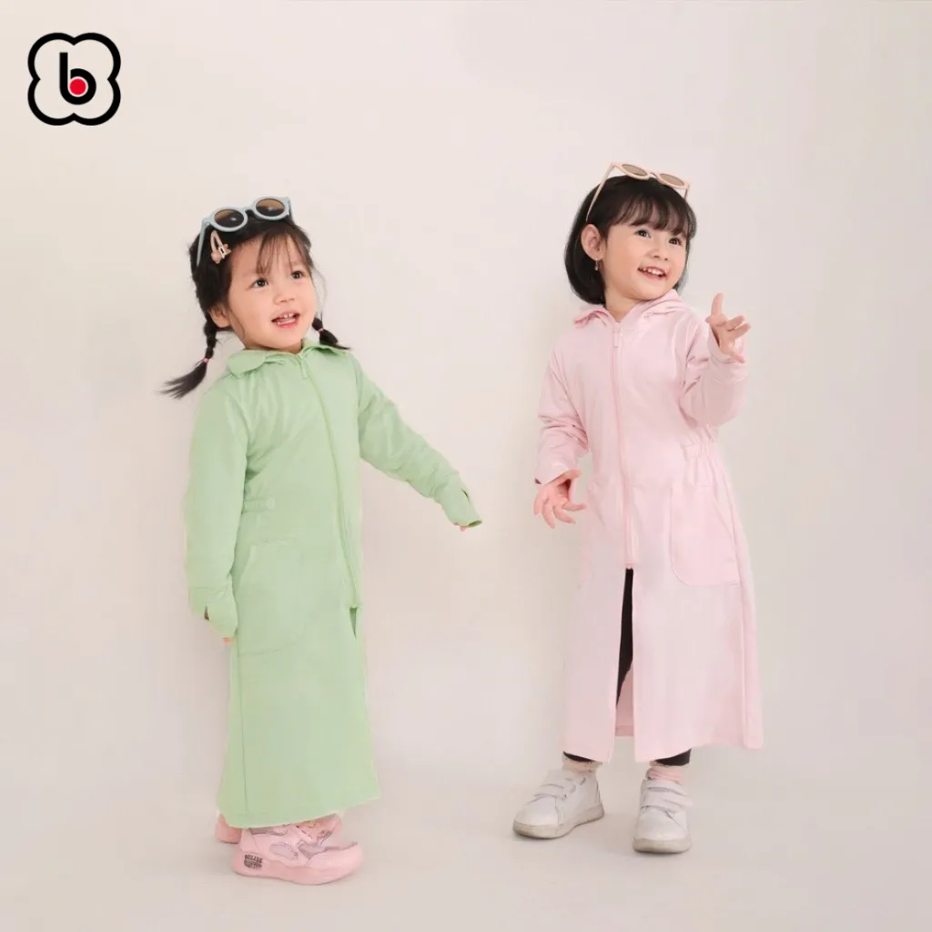 Ảnh Áo chống nắng cho bé BabyloveGO áo chống nắng toàn thân vải thông hơi tản nhiệt chống tia UV 1