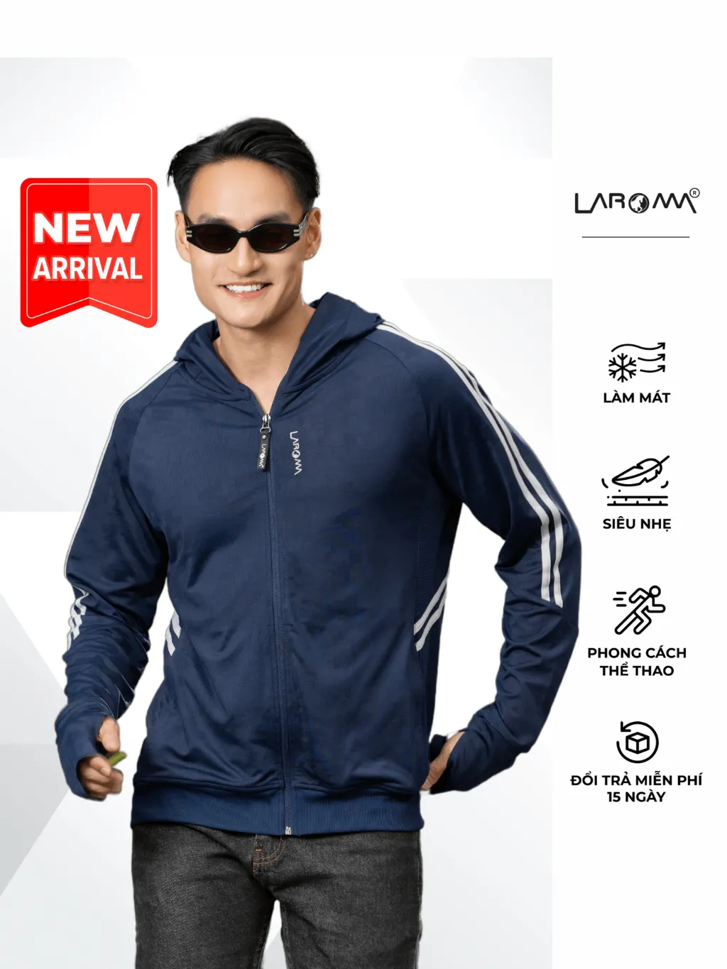 Đánh Giá Áo Chống Nắng Nam Laroma UPF50+ | Mát, Thơm, Thời Trang