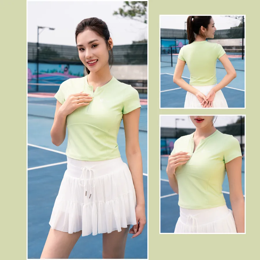 Ảnh Áo Croptop Chơi Thể Thao LV25N01F109, Áo Croptop Có Tay Form Ôm Body Có Mút Ngực Tháo Rời; Áo Tập Gym Tập Yoga Livan 2