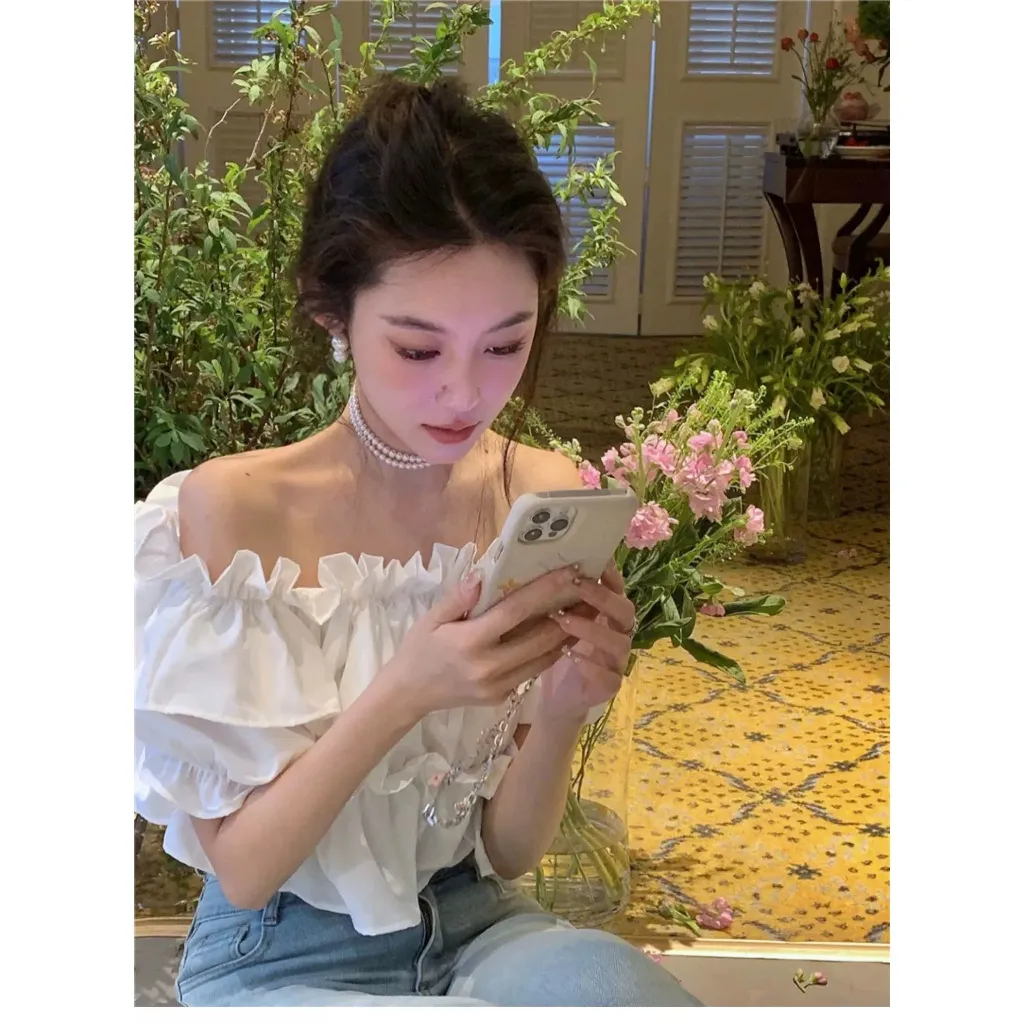Ảnh Áo croptop kiểu trễ vai bèo tầng NANA - 𝐊𝐈𝐋𝐋 𝐒𝐘𝐒𝐓𝐄𝐌 3