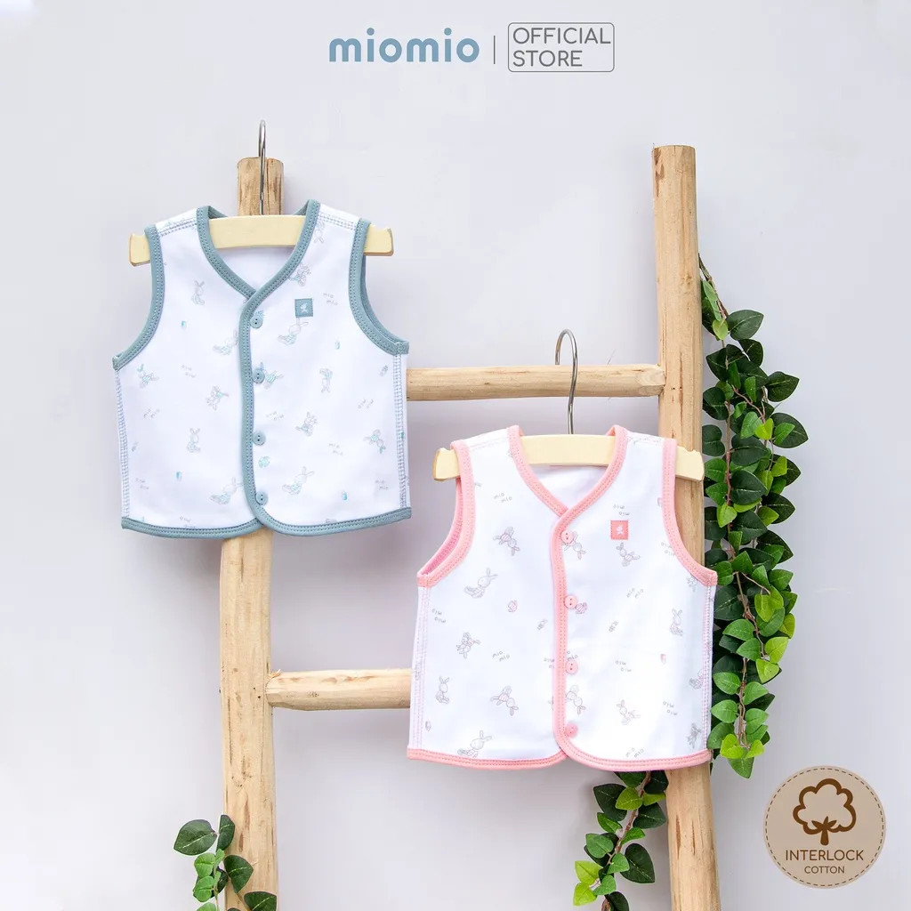 Ảnh Áo Gile 2 Lớp MIOMIO ( Form Ôm, Mom Muốn Rộng Tăng Thêm 1 Size),  Dành Cho Bé Trai, Bé Gái (size từ 0-24 tháng) 1