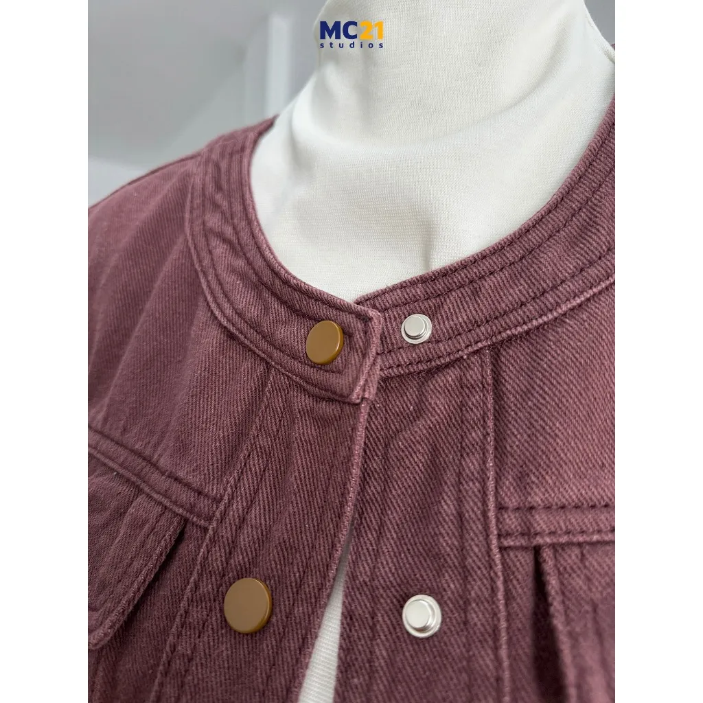 Ảnh Áo gile denim MC21.STUDIOS freesize dáng vừa Unisex Ulzzang Streetwear Hàn Quốc A4124 4
