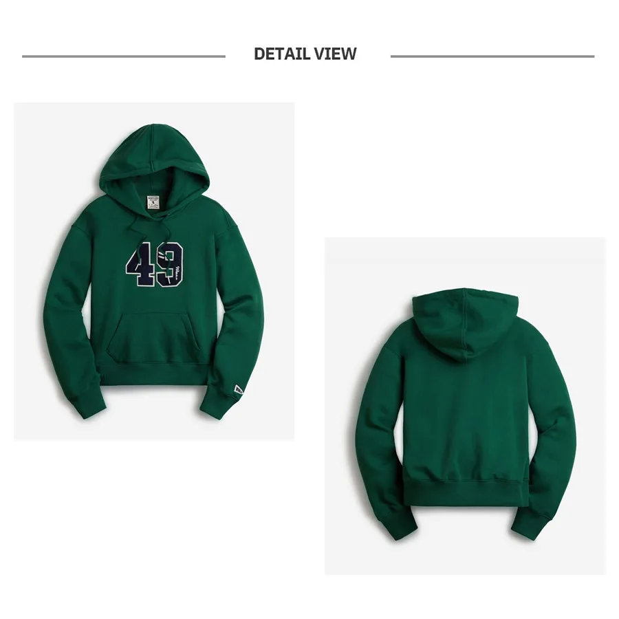 Ảnh Áo Hoodie WHO.A.U WHMHD4T22F Women's Boucle Cropped Hoodie Women Style (Fleece-lined) 4