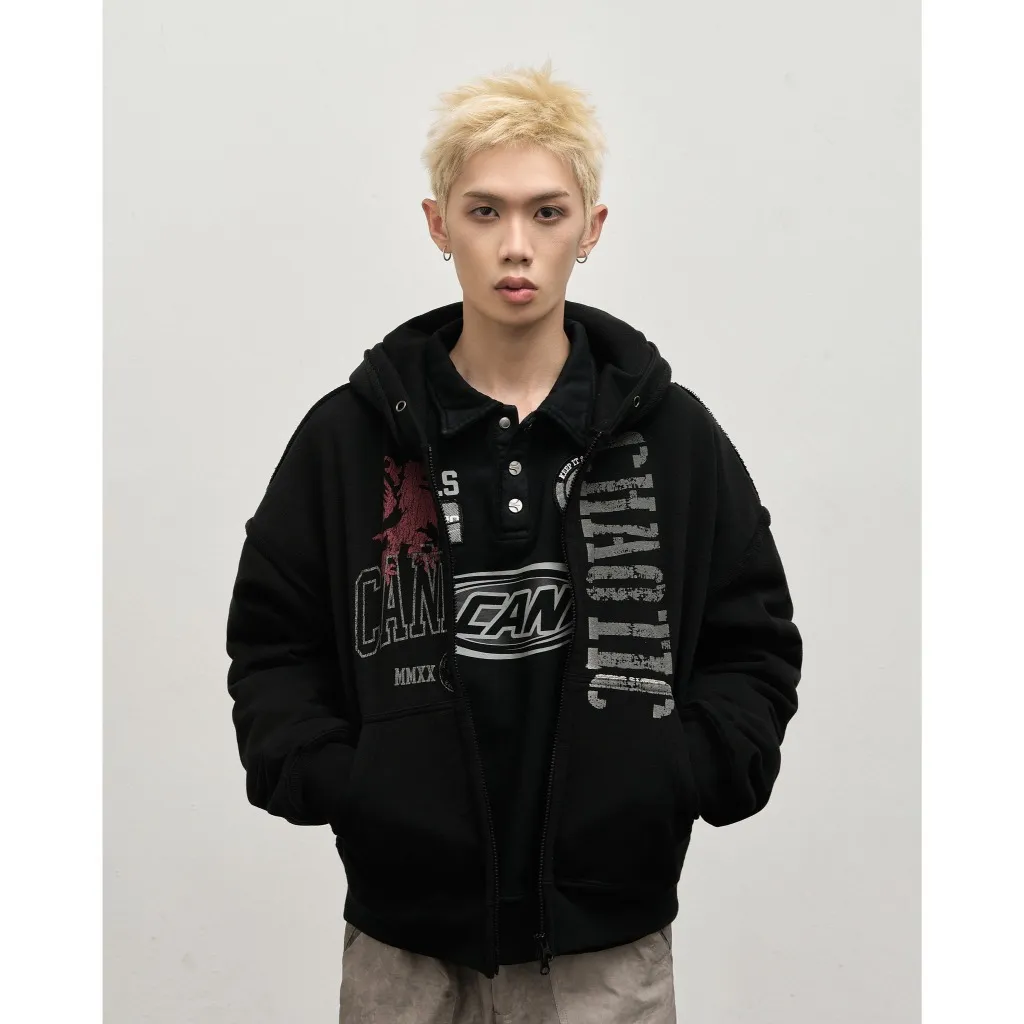 Ảnh Áo Hoodiezip Candles Chaotic Brotherhood Oversized Fit Unisex 4
