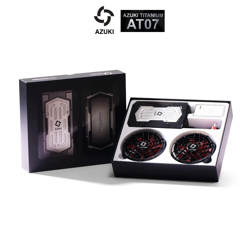 Ảnh Áo Điều Hòa AZUKI TITANIUM AT07 Mới Nhất 2025 Pin 25000mah,Quạt 20V Chống Nước Siêu Mạnh [ BH 12 Tháng ] NIKITO 4