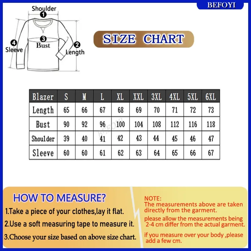 Ảnh Áo khoác blazer BEFOYI dáng ôm tay dài phong cách thời trang Hàn Quốc dành cho nam XH7034 4