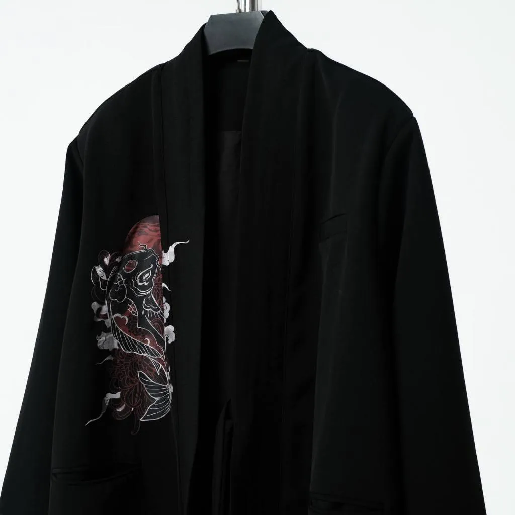 Ảnh Áo khoác Blazer kimono Unisex Zune.zx in họa tiết Nhật Bản, Chapter 7th Kimono 1