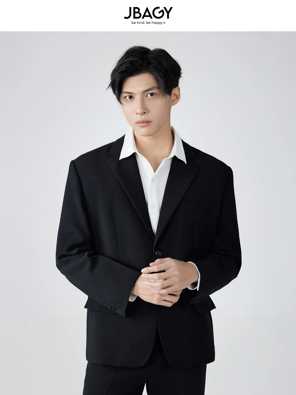Ảnh Áo khoác blazer nam JBAGY Classic 3 lớp dầy dặn, có đệm vai tinh tế phong cách Hàn Quốc JK007 1