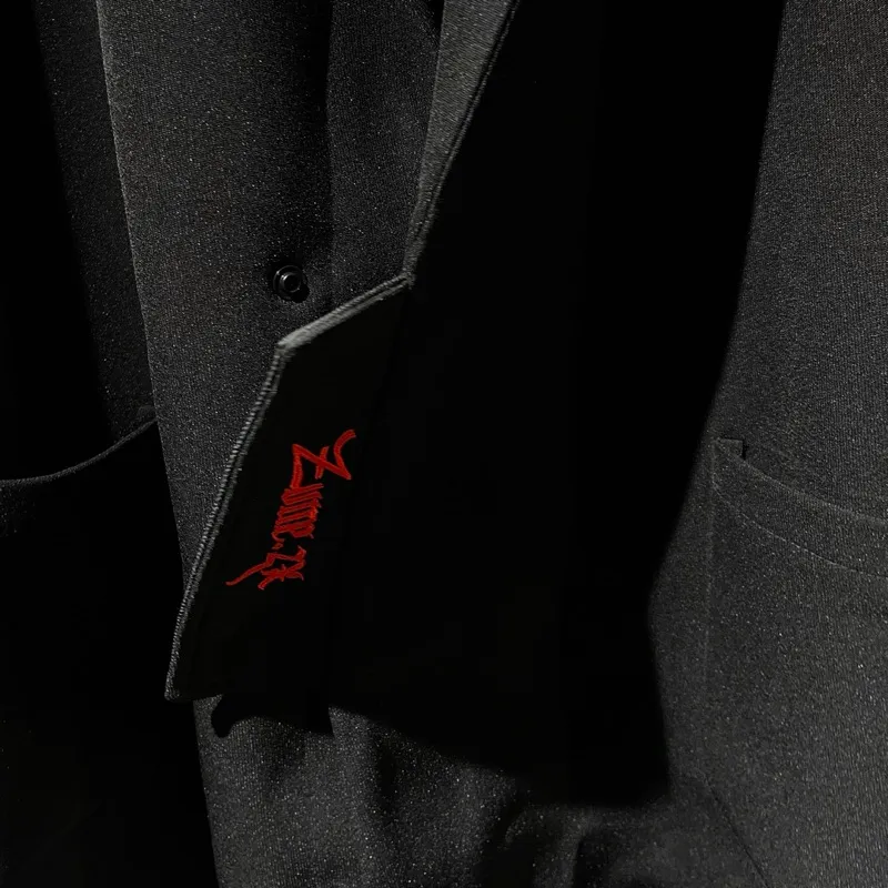 Ảnh Áo khoác Blazer Unisex đen form rộng Zune.zx, SIGNATURE BLAZER 3