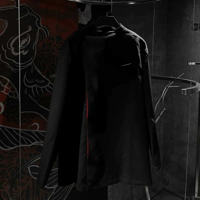 Ảnh Áo khoác Blazer Unisex đen form rộng Zune.zx, SATORU BLAZER 4