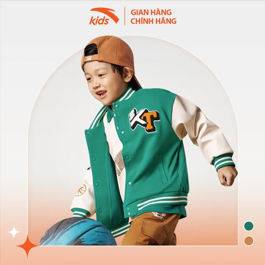 Đánh Giá Áo Khoác Bomber Bé Trai Anta Kids Basketball-KT W352349717: Ấm Áp & Thời Trang