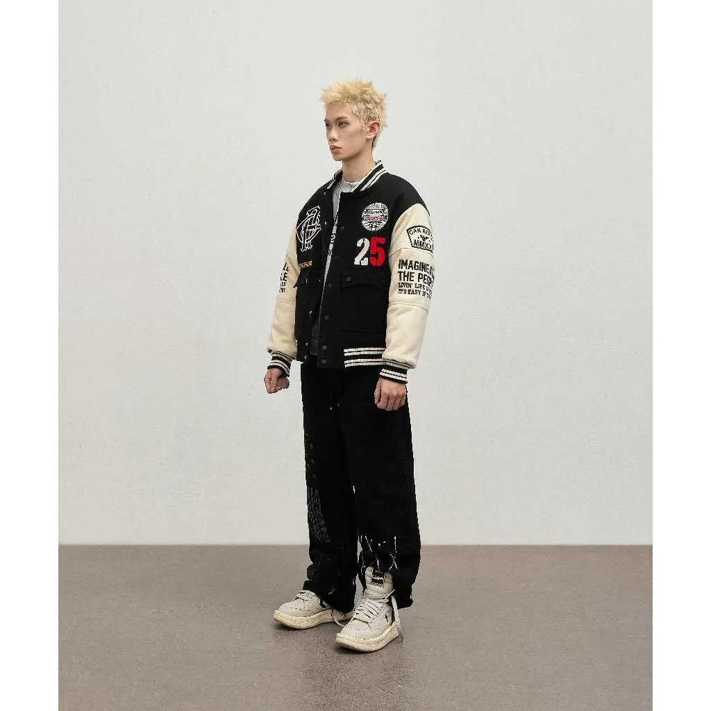 Ảnh Áo Khoác Candles Corp Varsity Oversized Unisex 2