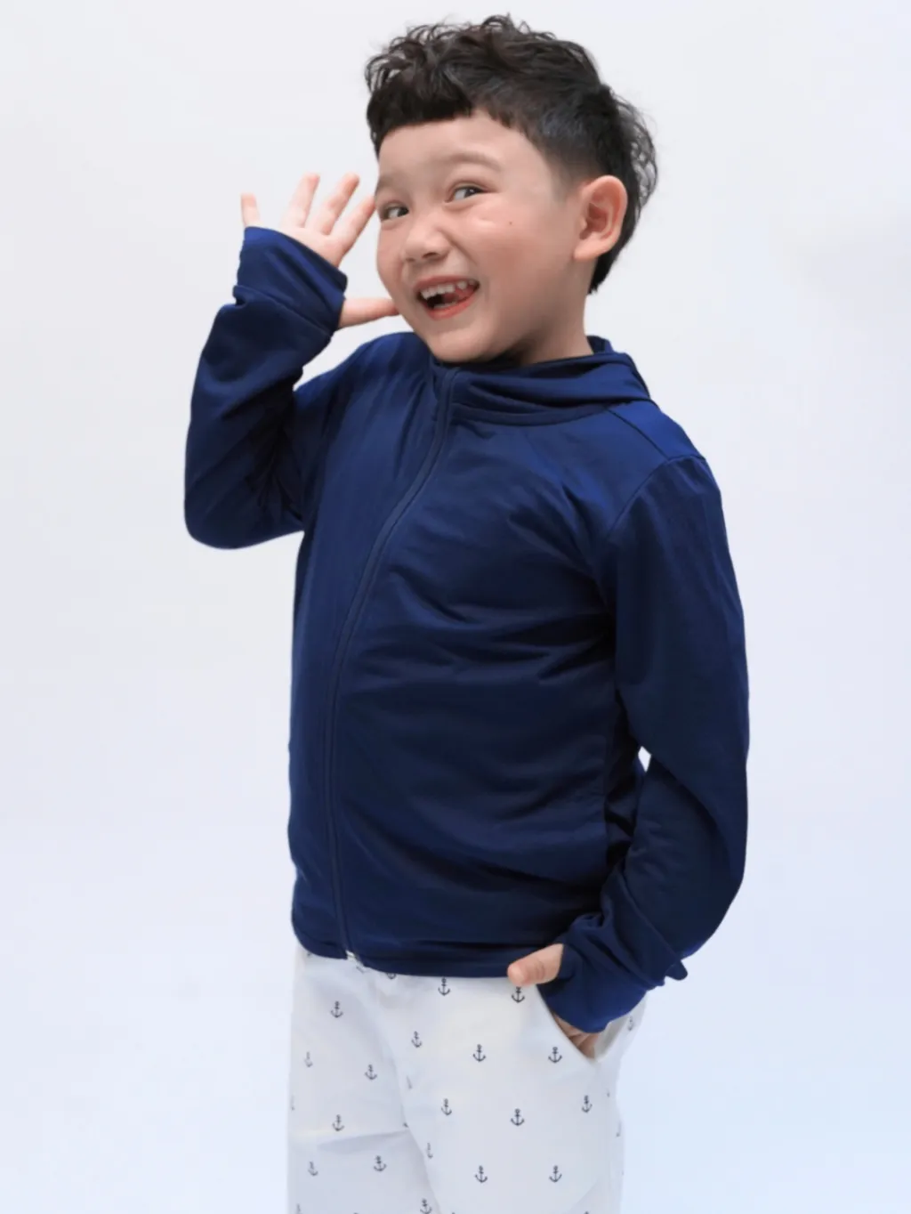 Ảnh Áo khoác chống nắng bé trai, bé gái áo khoác chống tia UV thoáng mát cho bé từ 1- 10 tuổi Baababy AK15D 2