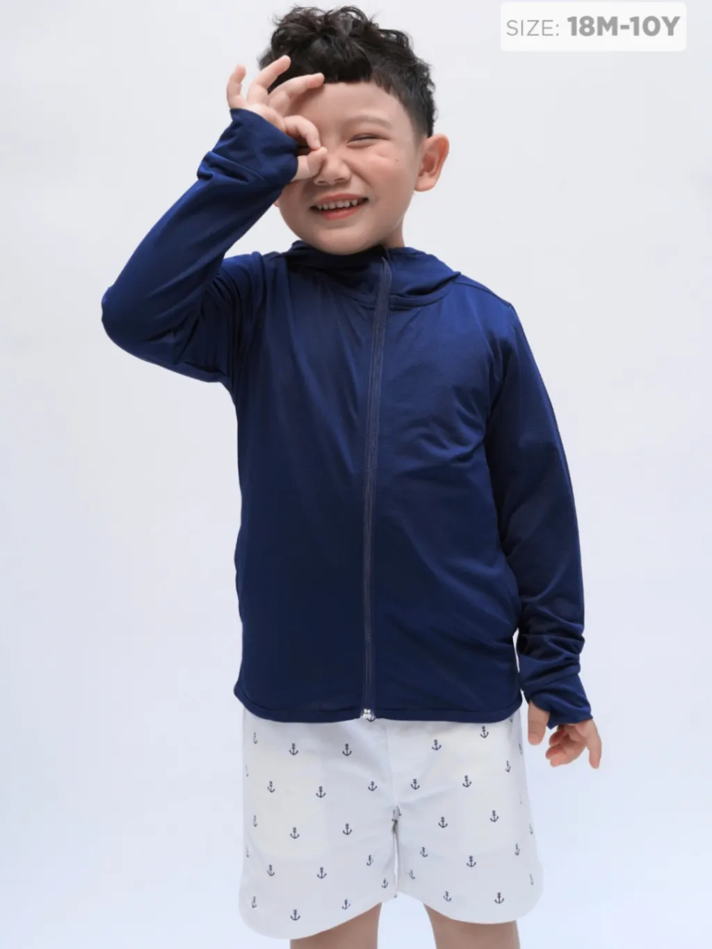 Ảnh Áo khoác chống nắng bé trai, bé gái áo khoác chống tia UV thoáng mát cho bé từ 1- 10 tuổi Baababy AK15D 3