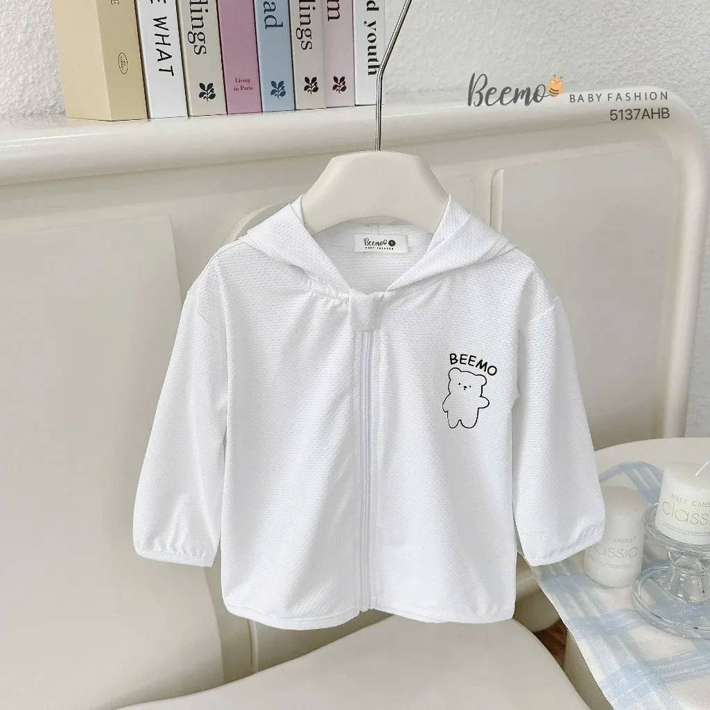 Ảnh Áo khoác chống nắng cho bé Beemo Chất liệu thun lạnh cao cấp siêu nhẹ co giãn thoáng khí B608 4