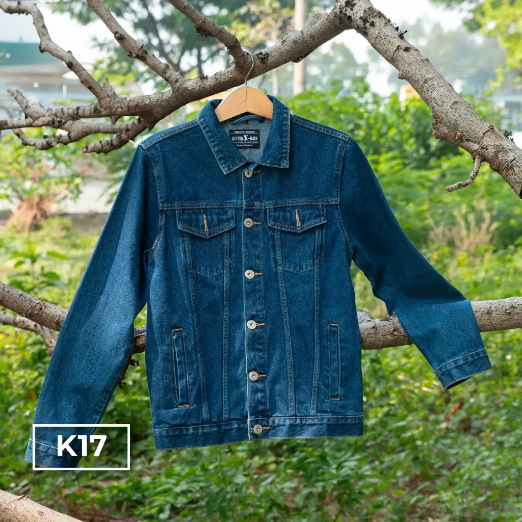 Ảnh Áo Khoác Cotton Gam Xanh K16 K17 Just Men Thời Trang Nam 3