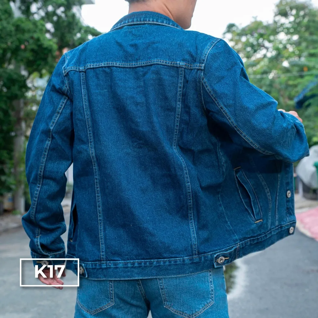 Ảnh Áo Khoác Cotton Gam Xanh K16 K17 Just Men Thời Trang Nam 4
