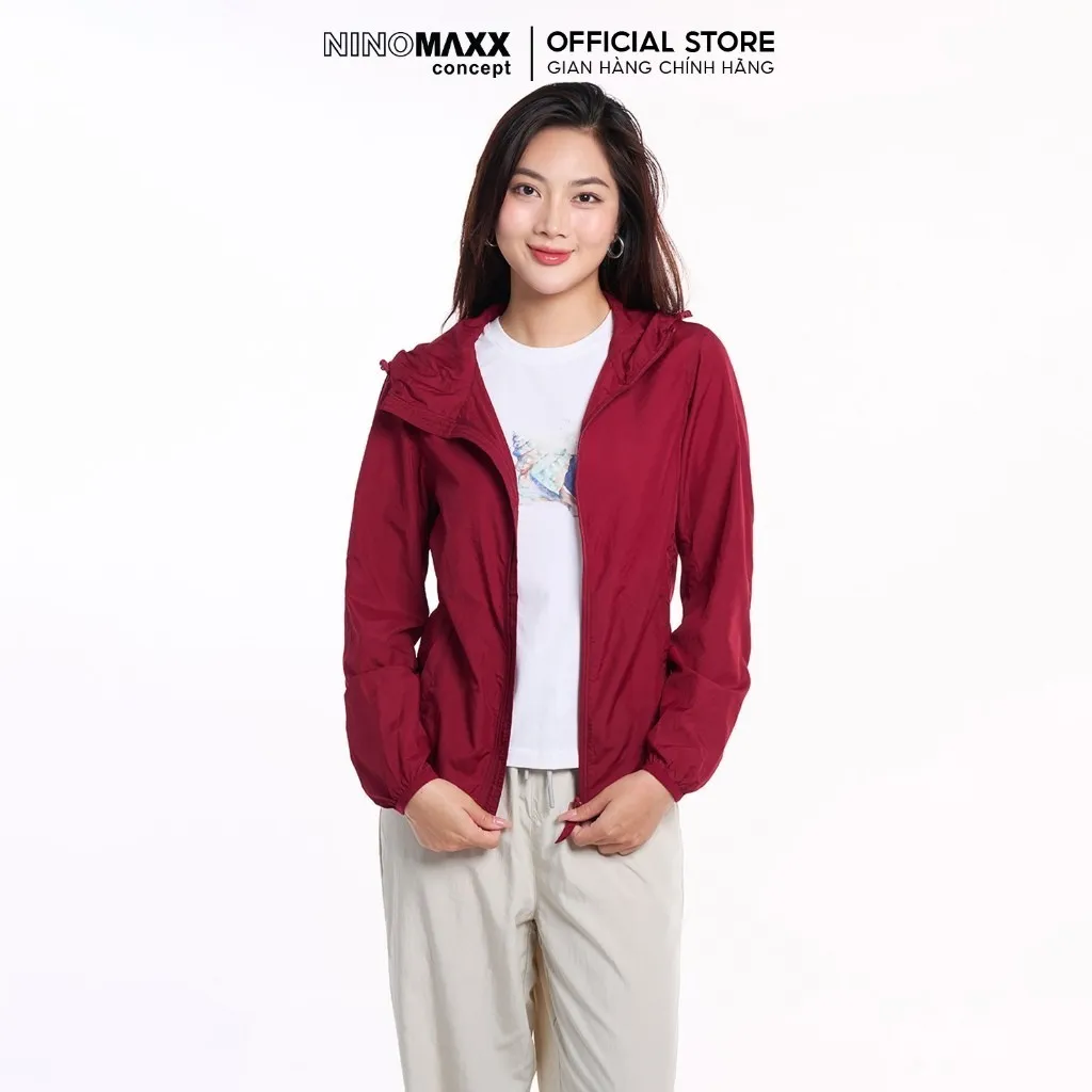 Ảnh Áo Khoác Dù Unisex Nam Nữ Áo Trượt Nước Chống Nắng Siêu Nhẹ Ninomaxx 1811100 3