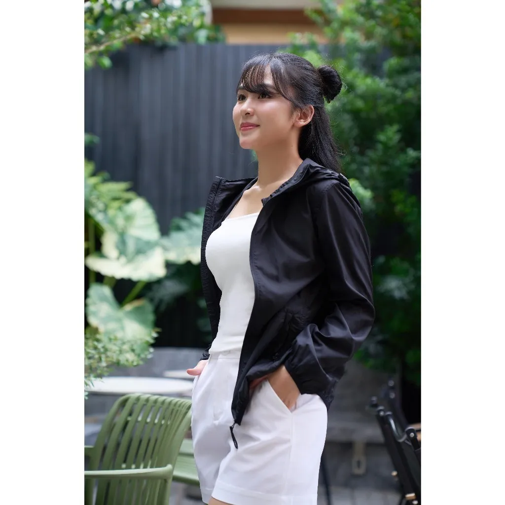 Ảnh Áo Khoác Dù Unisex Nam Nữ Áo Trượt Nước Chống Nắng Siêu Nhẹ Ninomaxx 1811100 4