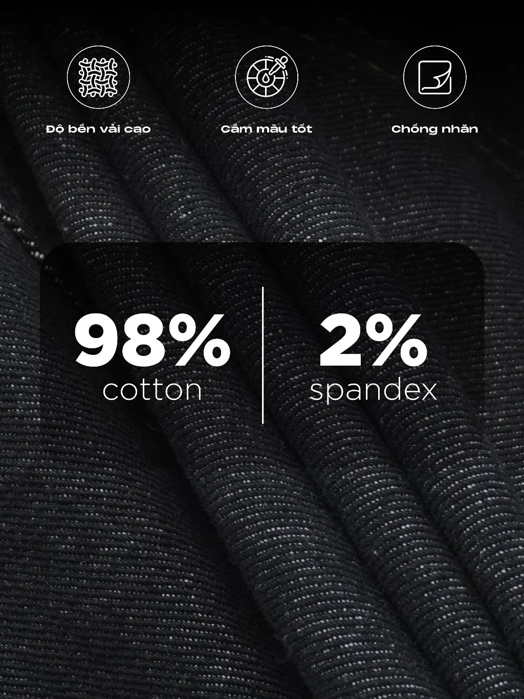 Ảnh Áo khoác jeans nam phối cổ nhung DENIM COLLARVEL dày dặn, đứng form, độ bền vải cao - HUSSIO 4
