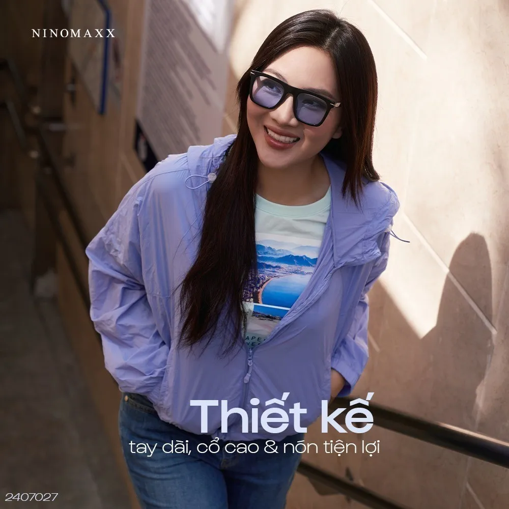 Ảnh Áo Khoác Nhẹ Áo Khoác Nữ Dù Tay Dài 2407028 3