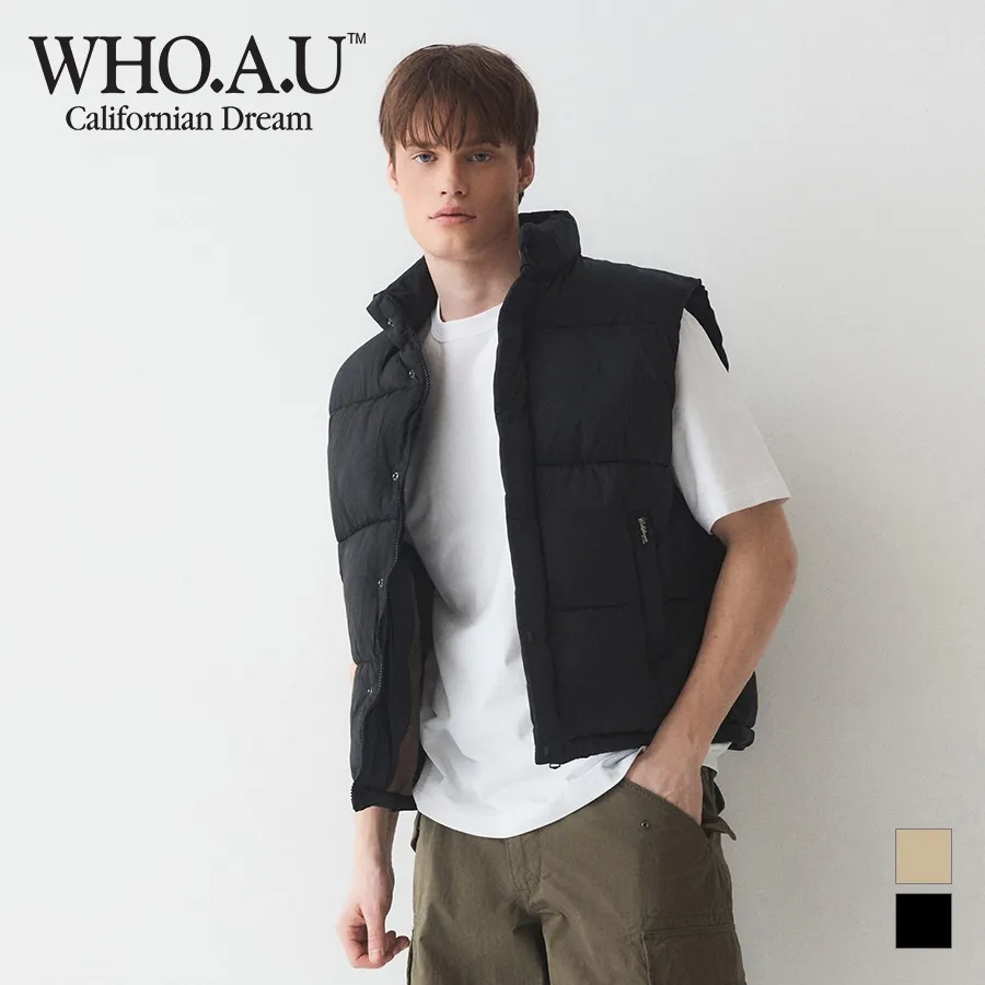 Ảnh Áo Khoác Padded Vest Jacket Unisex Style | WHVWE1192U 1