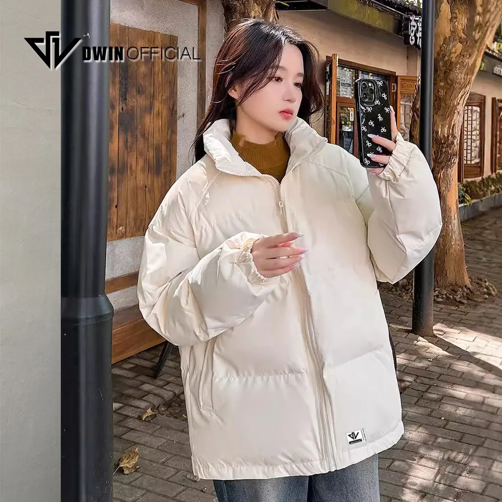 Review Áo Khoác Phao DWIN Unisex Oversize Cổ Cao Siêu Ấm - Local Brand Đỉnh Cao Chỉ 218K