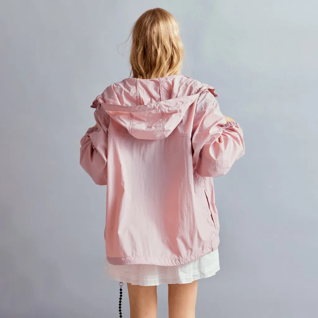 Ảnh Áo Khoác WHO.A.U Steve Packable Windbreaker_WHJJF2508U 4