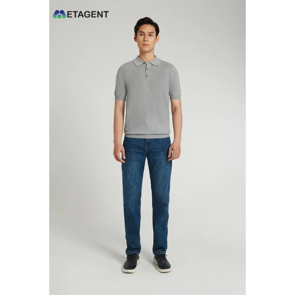 Ảnh Áo len Polo slim fit nam Metagent MS 57E3173 4