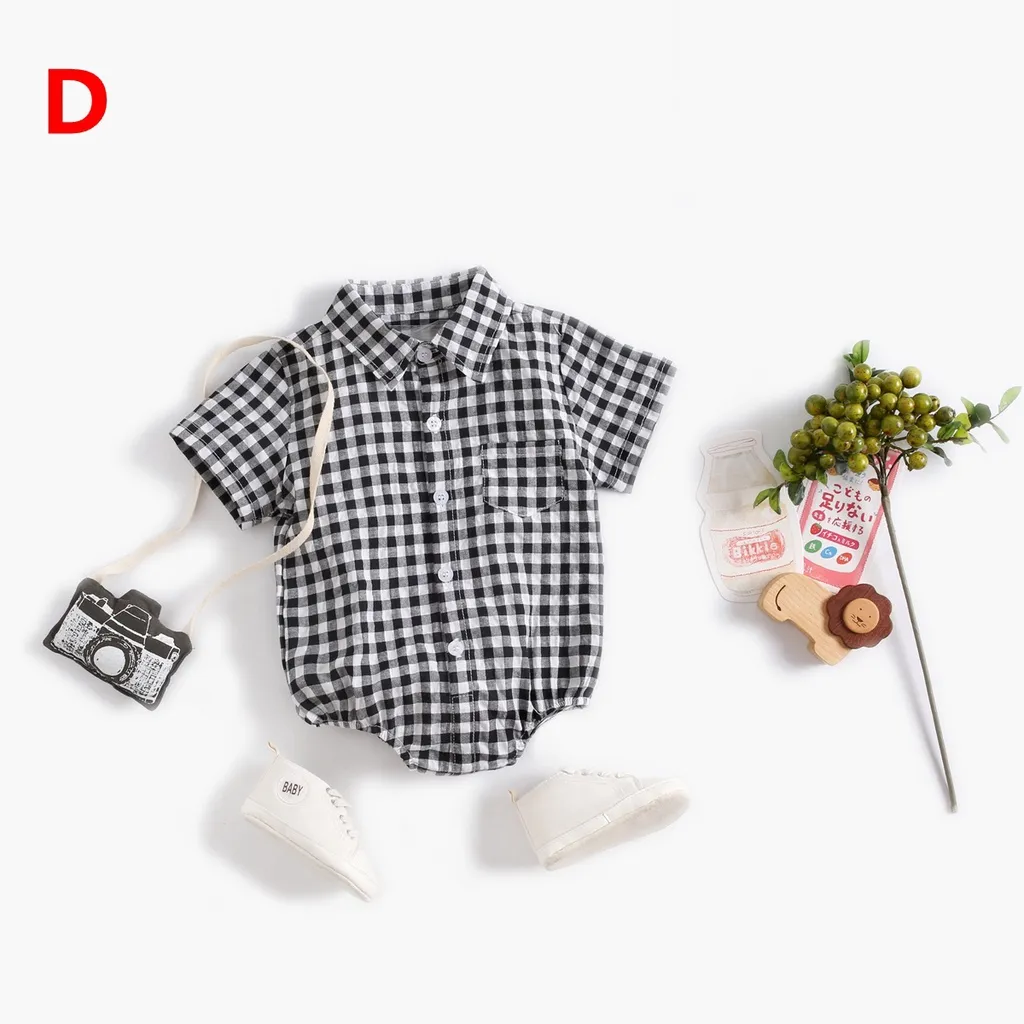 Ảnh Áo liền quần cotton Sanlutoz phong cách mùa hè cho bé trai 2