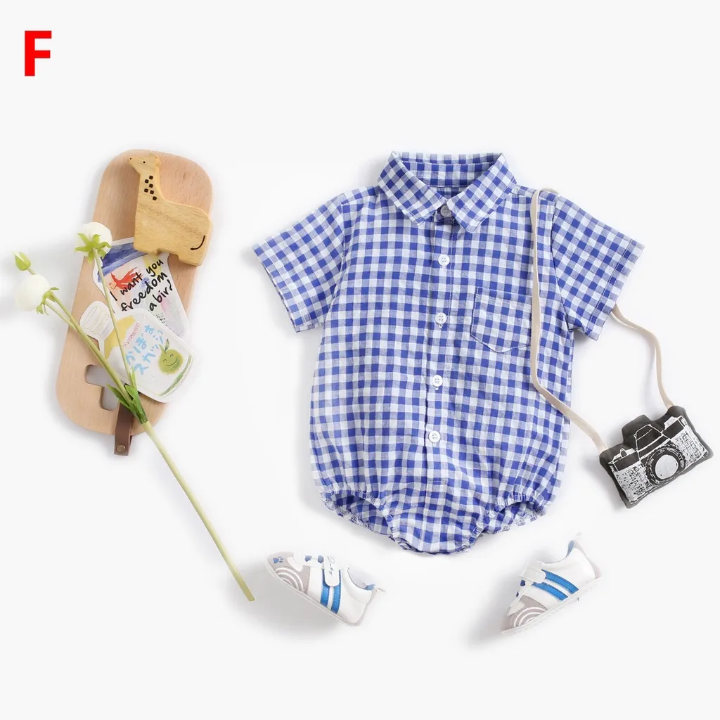 Ảnh Áo liền quần cotton Sanlutoz phong cách mùa hè cho bé trai 4