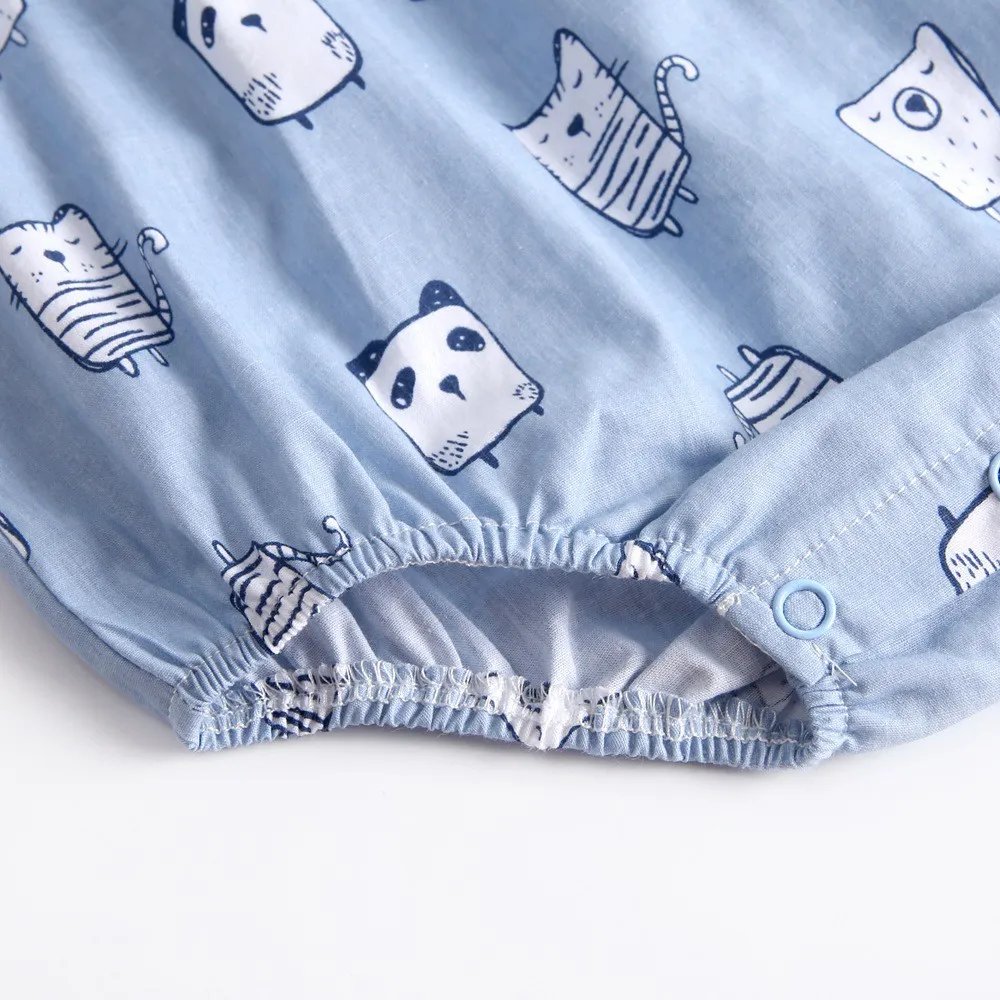 Ảnh Áo Liền Quần Sanlutoz Bằng Cotton Họa Tiết Hoạt Hình Mùa Hè Cho Em Bé 4